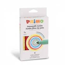 Fixy PRIMO JUMBO, hrot 7,6mm, sada 6ks, papírový obal