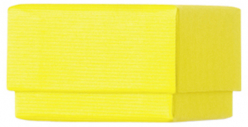 Dárková MINI krabička 6x6x4cm, One Colour, žlutá