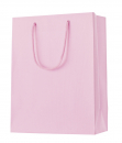 náhled Dárková taška 25x13x33cm A4+, One Colour, světlá růžová