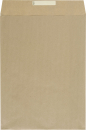 náhled Dárkový sáček papírový 32x6x43+6cm A3+, kraftový hnědý