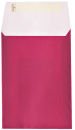 náhled Dárkový sáček papírový 12x16+6cm A6+, Uni tmavě červený