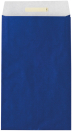 náhled Dárkový sáček papírový 26x5x43+6cm A4+, Uni modrý