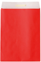 náhled Dárkový sáček papírový 32x6x43+6cm A3+, Uni červený