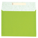 náhled Dárkový sáček papírový 21,7x16+6cm A5+, Uni světle zelený