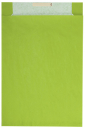 náhled Dárkový sáček papírový 36x10x49+6cm A3+, Uni světle zelený