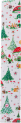 náhled Dárkový sáček papírový 8,5x7,3x52cm, Vánoční stromečky