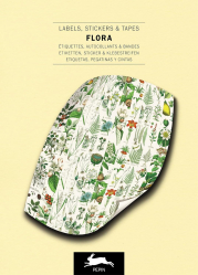 Kniha se štítky, samolepkami a páskami, Flora - The Pepin Press