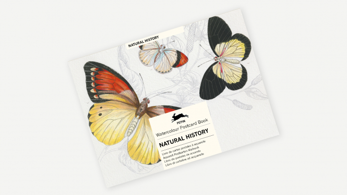 detail Omalovánky pohlednice Natural History A6 16ks - The Pepin Press