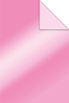 Dárkový papír role 70x150cm, Uni Metall růžový