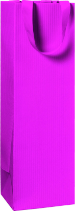 Dárková taška 11x10,5x36cm, One Colour, růžová