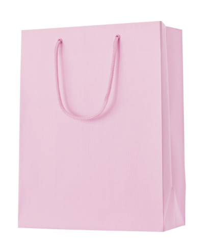 detail Dárková taška 25x13x33cm A4+, One Colour, světlá růžová