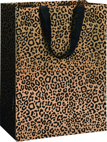detail Dárková taška 25x13x33cm A4+, Zlatý panter