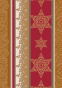náhled Dárkový papír archy 100x70cm, Indická girlanda, 25 ks