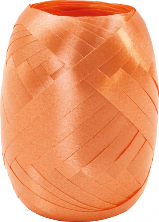 detail Dárková stuha 0,5cmx20m, oranžová matná