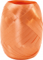 náhled Dárková stuha 0,5cmx20m, oranžová matná