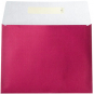 náhled Dárkový sáček papírový 21,7x16+6cm A6+, Uni tmavě červený