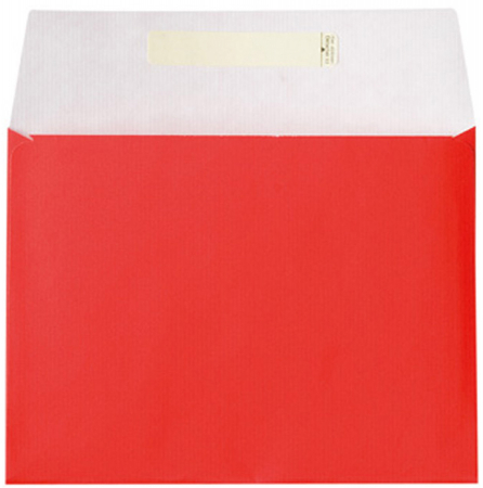 detail Dárkový sáček papírový 17,5x4x16+6cm, Uni červený