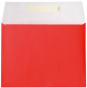 náhled Dárkový sáček papírový 17,5x4x16+6cm, Uni červený