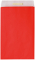 náhled Dárkový sáček papírový 26x5x43+6cm, Uni červený