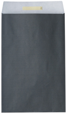 detail Dárkový sáček papírový 26x5x43+6cm Uni tmavě šedý
