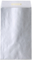 náhled Dárkový sáček papírový 26x5x43+6cm A4+, Uni stříbrný