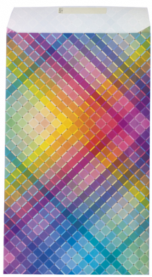 Dárkový sáček papírový 26x5x43+6cm, Barevné spektrum