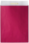 náhled Dárkový sáček papírový 32x6x43+6 cm Uni tmavě červený