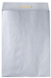 náhled Dárkový sáček papírový 32x6x43+6cm Uni stříbrný