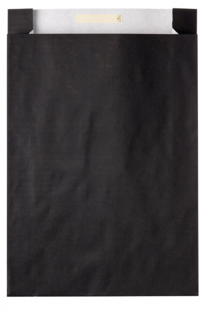 detail Dárkový sáček papírový 36x10x49+6 cm Uni černý