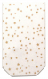 náhled Set průsvitných celofánových sáčků 18x30cm, Zlaté hvězdičky, 10ks