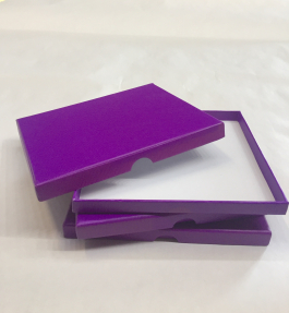 Dárková krabička 16x14x1.5 cm CD One Colour fialová