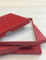 náhled Dárková krabička 16x14x1,5cm, CD One Colour tmavě červená