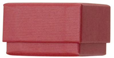 Dárková krabička 6x6x4cm, MINI One Colour tmavě červená