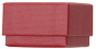 náhled Dárková krabička 6x6x4cm, MINI One Colour tmavě červená