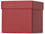 náhled Dárková krabička 10x10x10cm, One Colour tmavě červená