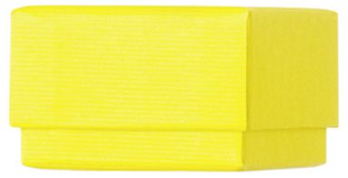 Dárková krabička 6x6x4 cm MINI One Colour žlutá