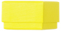 náhled Dárková MINI krabička 6x6x4cm, One Colour, žlutá