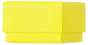 náhled Dárková krabička 6x6x4cm, MINI One Colour žlutá
