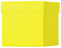 náhled Dárková krabička CUBE 10x10x10cm, One Colour žlutá