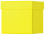 náhled Dárková krabička 10x10x10cm, CUBE One Colour žlutá