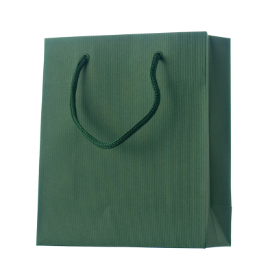 Dárková taška 18x8x21cm, One Colour tmavě zelená