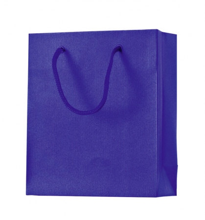detail Dárková taška 18x8x21 cm, One Colour tmavě modrá
