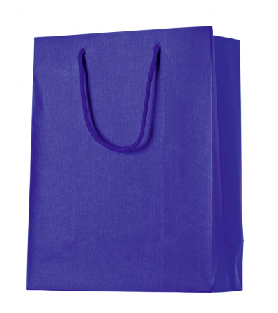 detail Dárková taška 25x13x33cm A4+, One Colour, tmavá modrá