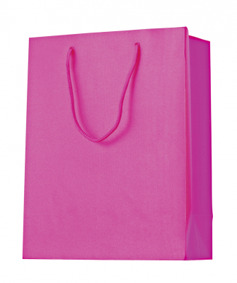 Dárková taška 25x13x33 cm, One Colour tmavě růžová