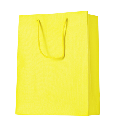Dárková taška 25x13x33cm, One Colour žlutá
