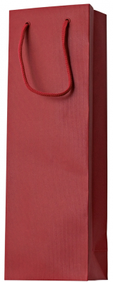 Dárková taška 12x8x37 cm, One Colour tmavě červená