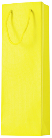 detail Dárková taška 12x8x37cm, One Colour žlutá