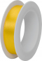 náhled Dárková stuha saténová 1,5cmx3m, tmavá žlutá, špulka