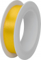 náhled Dárková stuha saténová 1,5cmx3m, tmavě žlutá, špulka