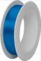 náhled Dárková stuha saténová 1,5cmx3m, tmavě modrá, špulka